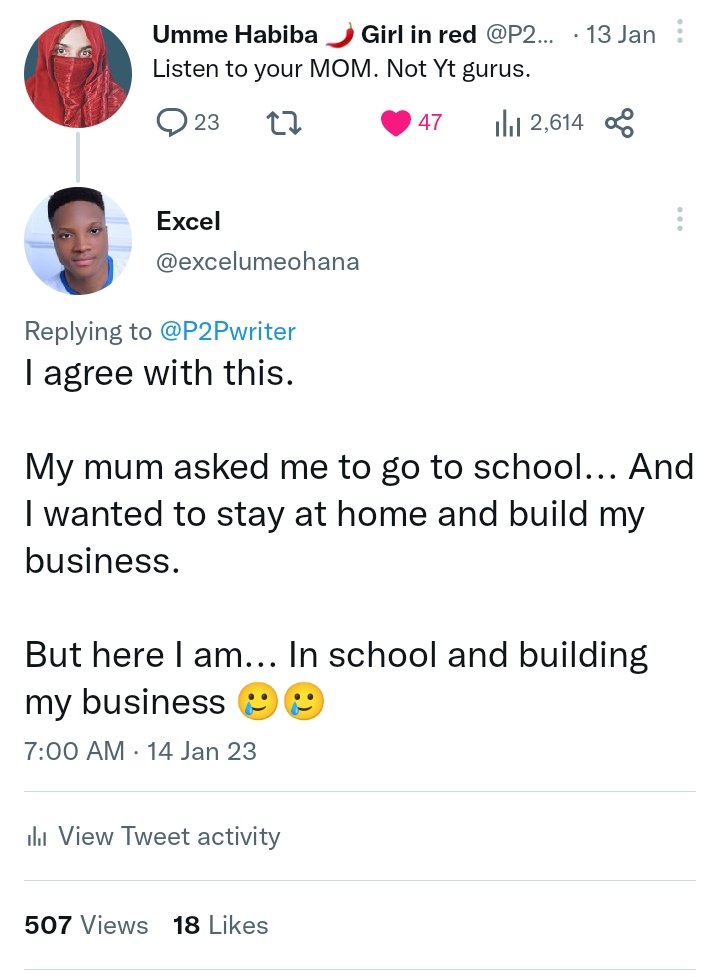 Excel on Twitter "1) Tell a personal story. I have a bias towards this