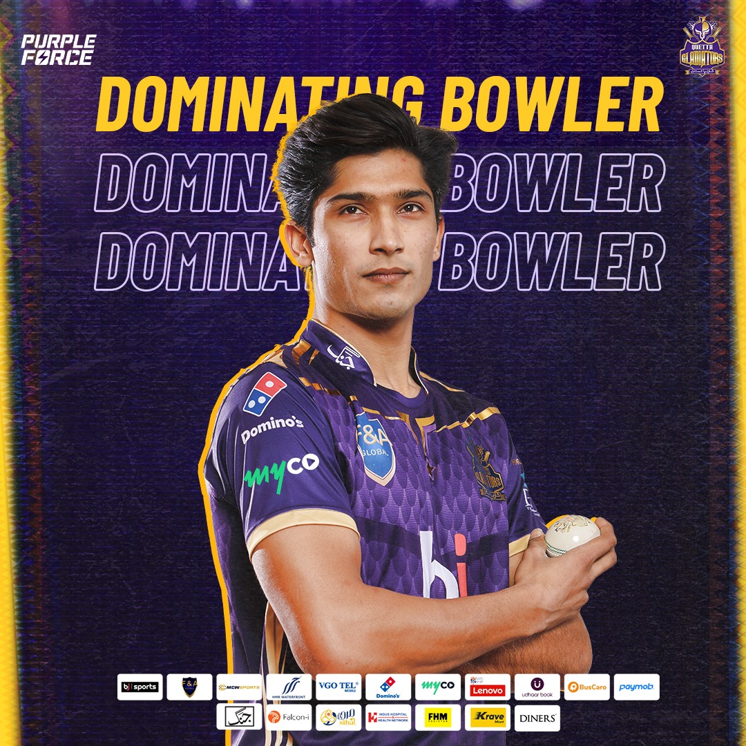 TeamQuetta's tweet photo. 📸 #PSLClassico ROUNDUP 📈

#PurpleForce #WeTheGladiators https://t.co/q3QpOfYuTp