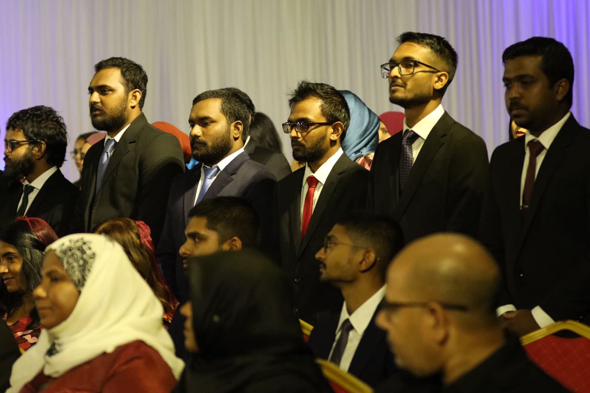 MvBarCouncil's tweet photo. A historic Bar Admission Ceremony was held, with 73 new members joining the legal profession.

We welcome the new lawyers, who are the first batch of licensees to pass the Maldives’ inaugural Bar Exam! 

@USAIDMaldives @ABARuleofLaw @UKinMaldives @UNDPMaldives https://t.co/H5IyWMV1p1