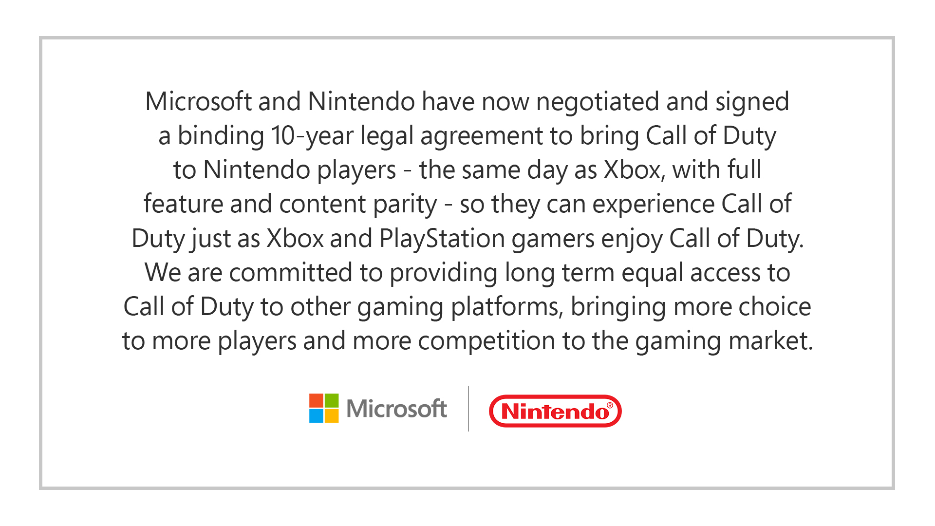 Call of Duty | Microsoft firma grande e importante parceria com a Nintendo