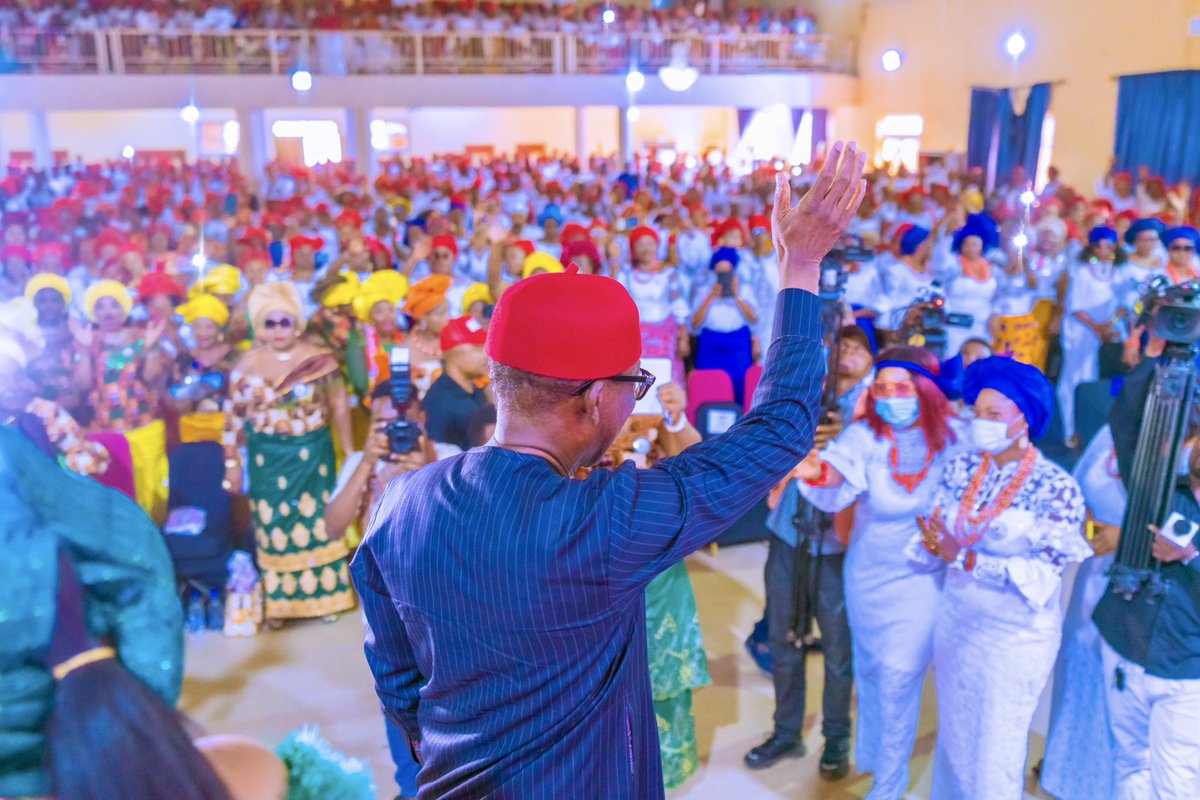 IAOkowa's tweet image. Having always believed in the constant and active participation of women in political and governance processes, yesterday, I had the honour of meeting and interacting with leaders and stakeholders from Ohaneze Indigbo Women Worldwide.