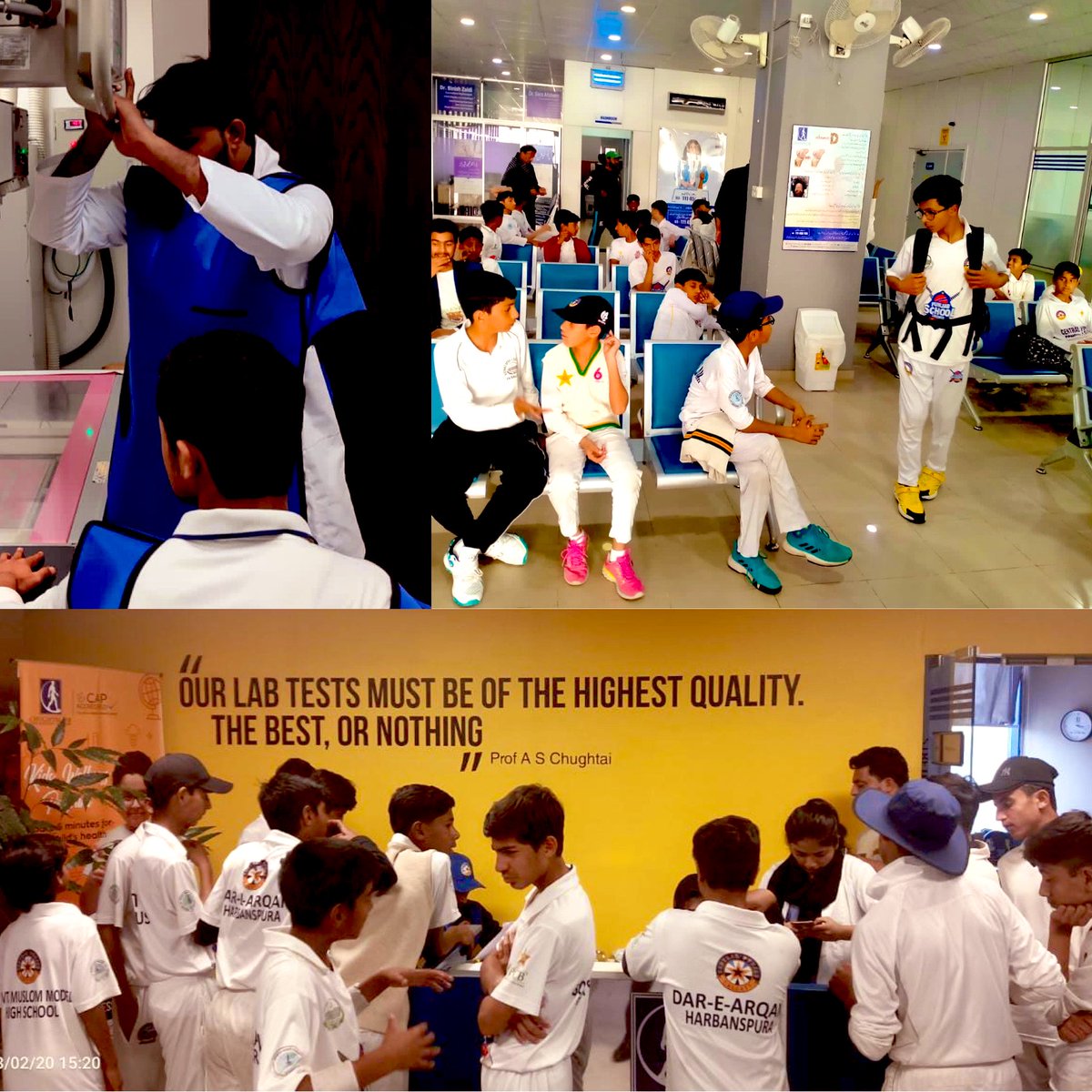 ChughtaiLab's tweet photo. At @ChughtaiLab we are thrilled to be working with @TheRealPCB to assist in bone age assessment for the U13, U16, and U19 cricket players across Pakistan. 

#OneNationOnePassion #cricket 
#OneNationOneLab https://t.co/QKztjzjxMV