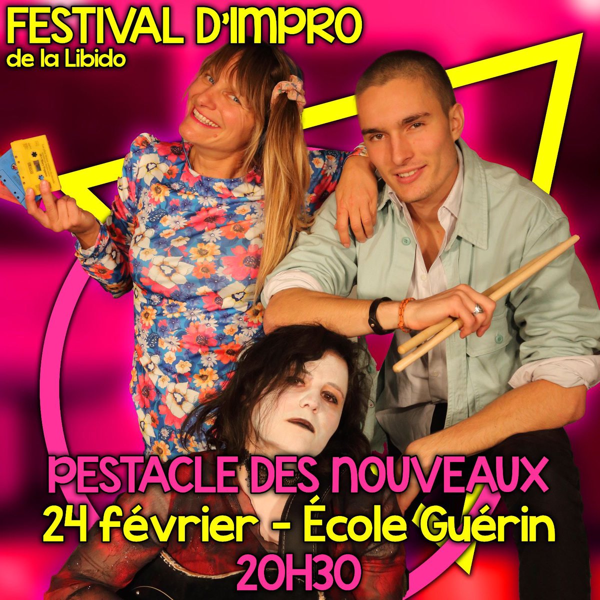 Liibiido29's tweet photo. Ce vendredi à 20h30 nous ouvrons le bal de notre festival qui célébrera 25 ans d’improvisation à #Brest . Rendez-vous donc à l’école Guerin place du même non. Entrée libre! https://t.co/977xR9EVCd