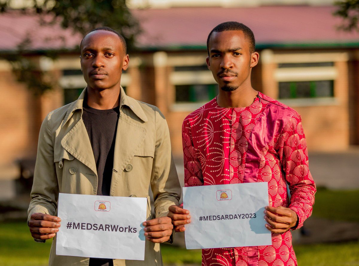 "They all want to become good doctors." As we are approaching #MEDSADay2023, Let's join our hands to support the Rwandan government's efforts to increase the number of medical doctors by first empowering young people to continue pursuing and enjoying a medical career..