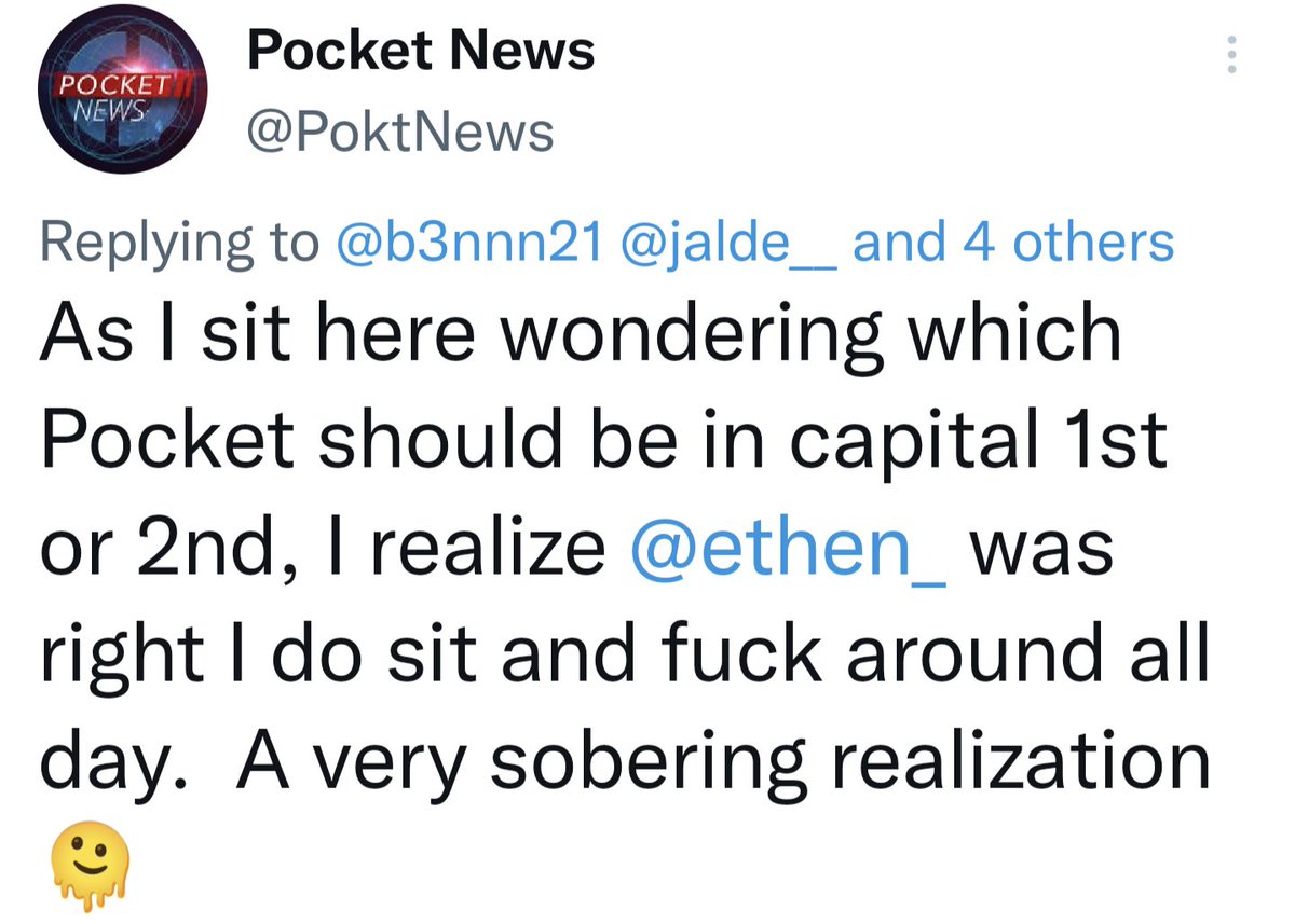 Is our top contender for <a href="/PoktNews/">Pokt News</a> identity a Schizophrenic? 🤔👬.

Or is our best place to search for the mysterious newsperson instead on a couch somewhere with a half eaten pack of Oreos? 🍪🛋️