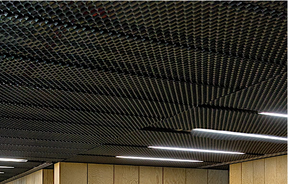 KaphsSA's tweet photo. Expanded Metal Ceilings have become an indispensable part of modern architecture. Besides important functionalities like tested ball-impact resistance, they offer an almost infinite variety of structures, sizes and design options. https://t.co/8gSAaaDDig