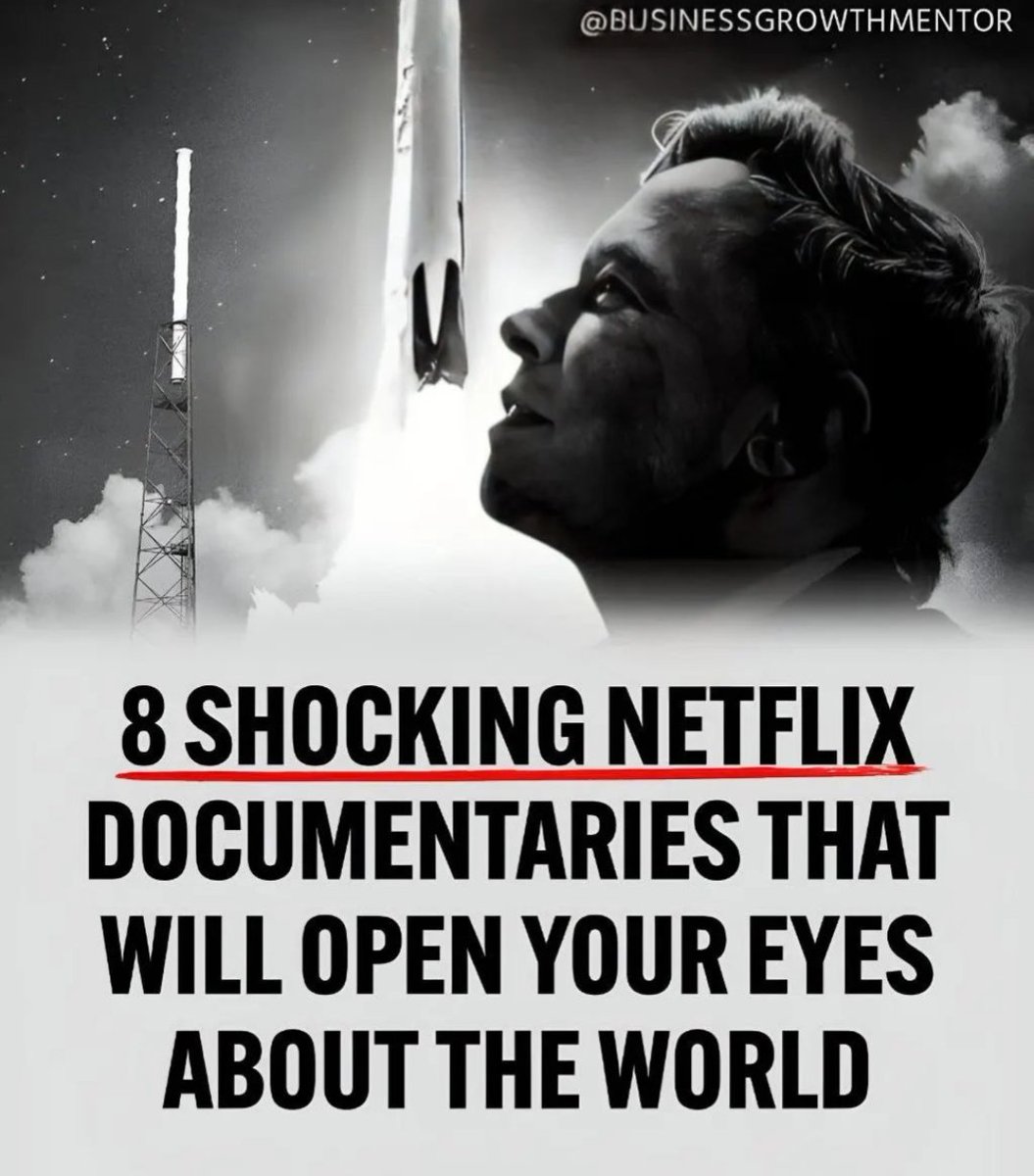 SucceededMind's tweet image. 8 Shocking Netflix Documentaries That Will Open Your Eyes About The World: