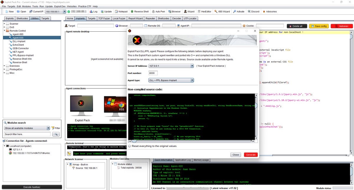 Exploit_Pack's tweet photo. 39.500+ exploits, 0-days post-exploitation modules free updates, support and more, ready for your next pentest. https://t.co/Iac8ORlZCl

#CyberSecurity #infosec #0day #exploitpack #cybersec #infosecurity #Exploit #Hacking  #Pentesting https://t.co/rkCn6vMZHI