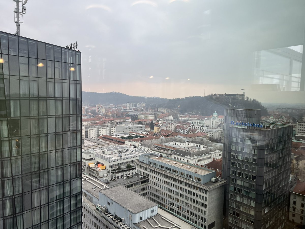 RebeccaLiggero's tweet photo. Morning coffee with a view! 😍 Next stop- gym & infrared sauna. I’m happy here❤️ Bring on tomorrow’s #BitcoinMasterclass with @Dr_CSWright !! @nChainGlobal @JCerian @RealCoinGeek @CryptOdrey #Slovenia #Ljubljana #IP2IP https://t.co/I2B5r9AcUK