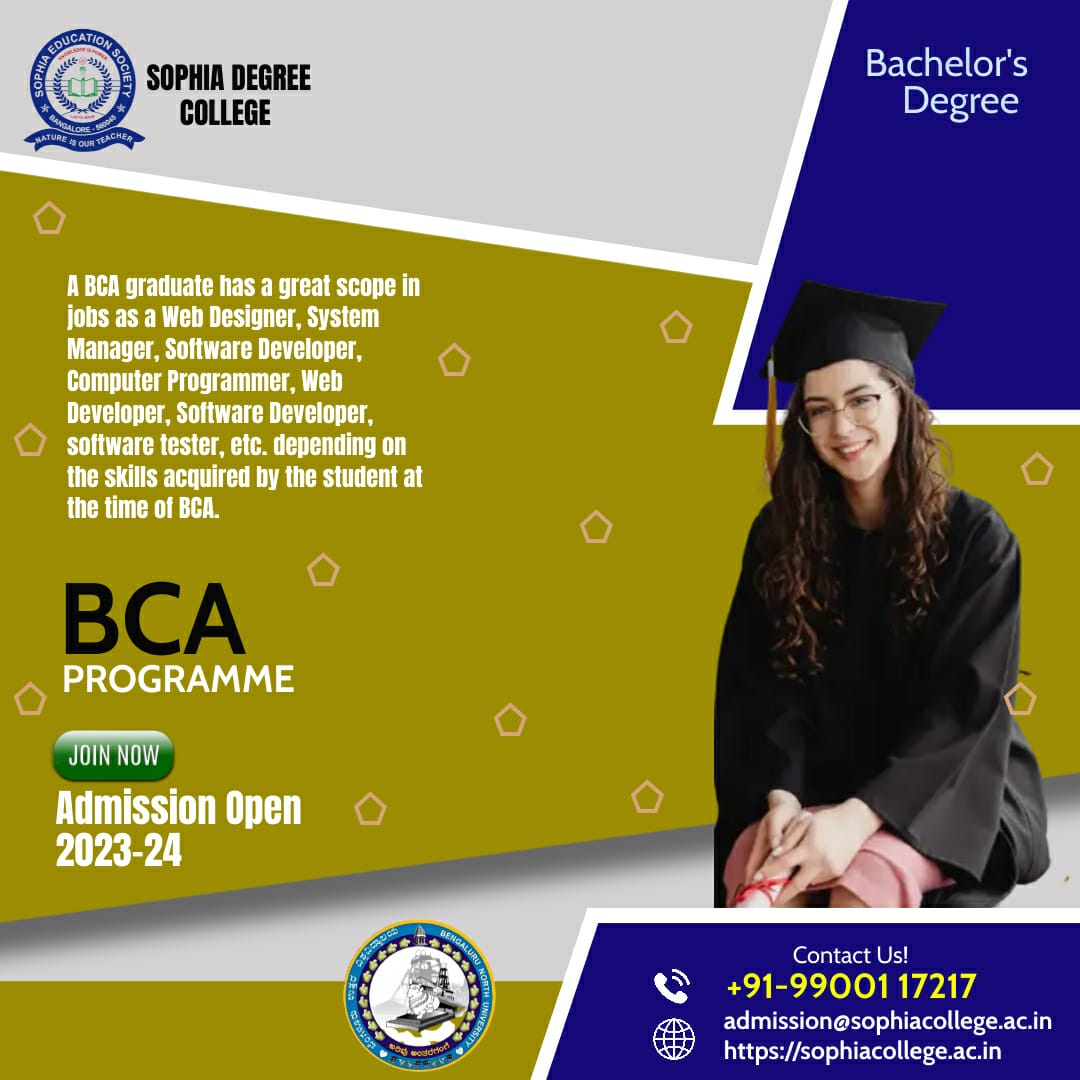 SophiaDegCol's tweet image. BCA course: A 3-year undergraduate program that equips students with depth knowledge and practical skills in computer applications.
Visit us:
sophiacollege.ac.in
Contact us: wa.me/919900117217
#BCA #BachelorOfComputerApplications #ITEducation #computers #AliaBhatt
