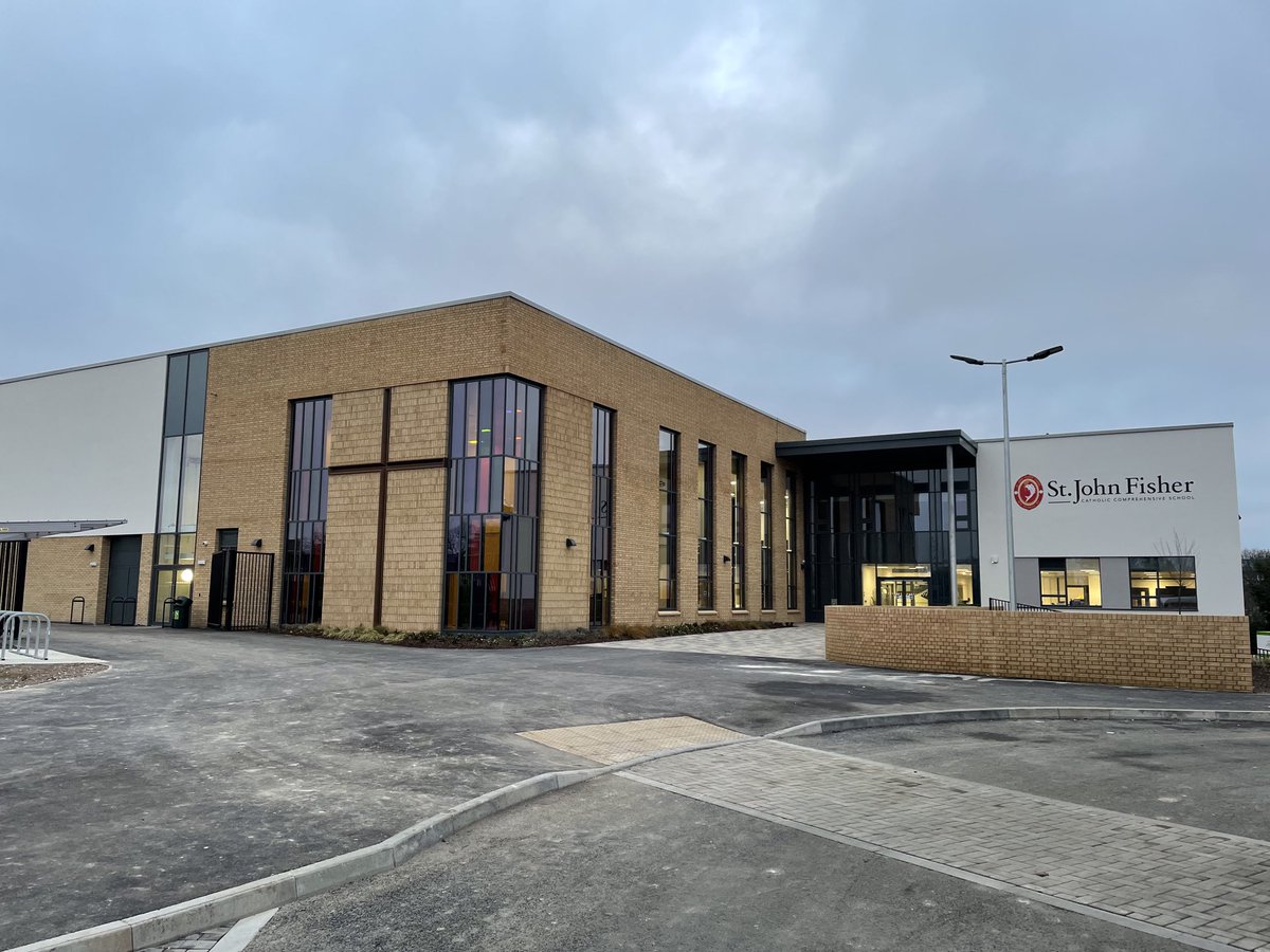 Dawn of our first proper teaching day on City Way! We’re so excited to be here and looking forward to students arriving soon. #ThisIsSJF #SJFcityway ⁦<a href="/WatesGroup/">Wates Group</a>⁩