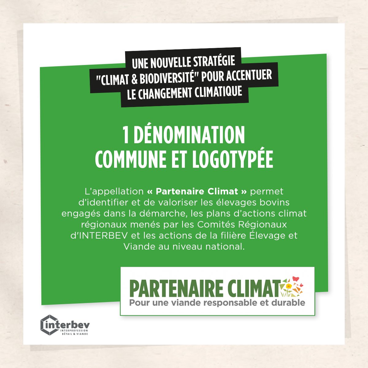 Interbev_fr's tweet image. L’appellation « Partenaire Climat » permet d’identifier et de valoriser les élevages bovins engagés dans la démarche, les plans d’actions climat régionaux menés par les Comités Régionaux d&apos;INTERBEV et les actions de la filière #Élevage et #Viande au niveau national.
#FLEXIPROS