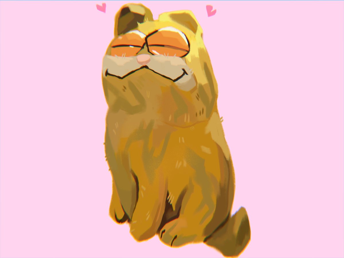 well loved garfield my beloved