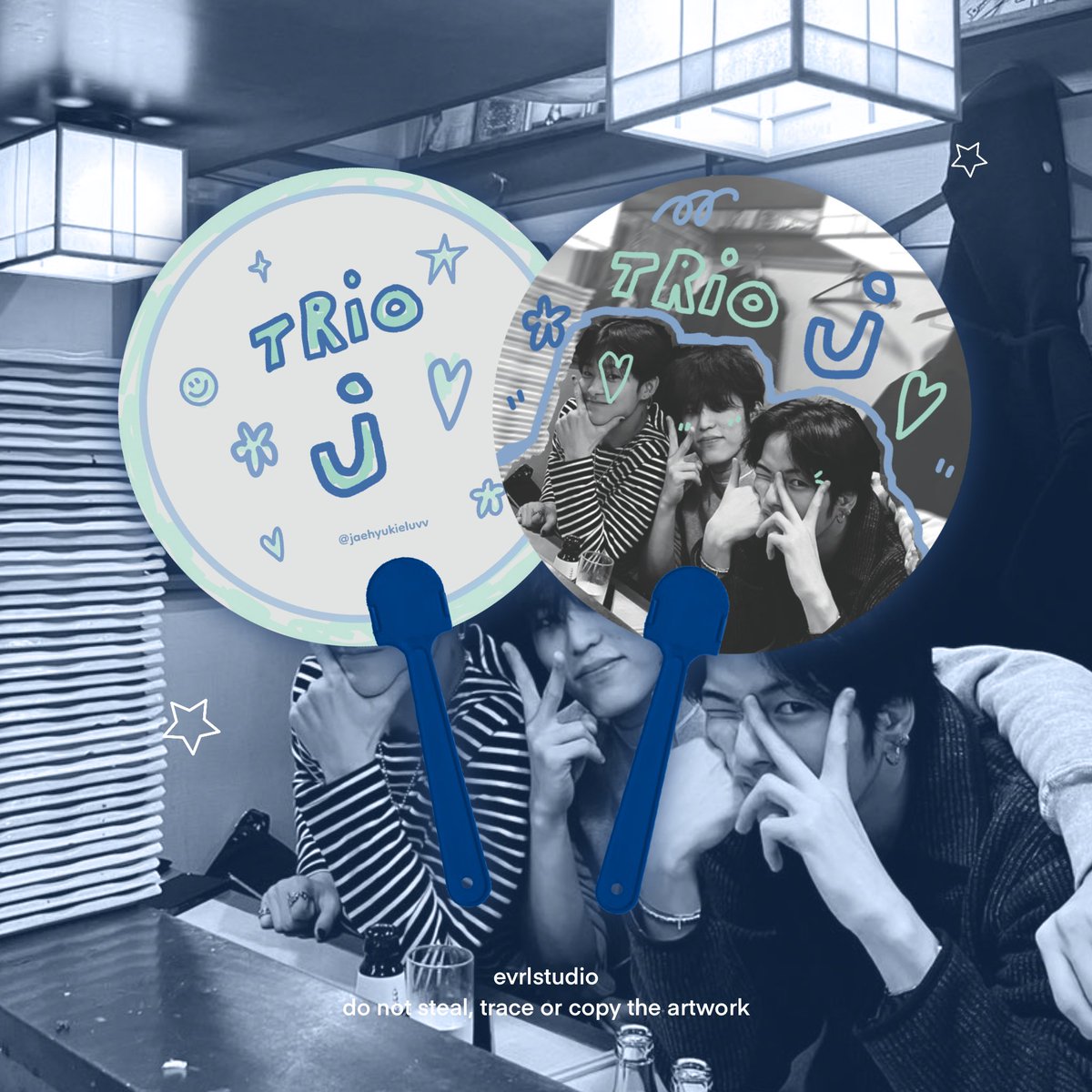 bluemebleu's tweet photo. Handfan Design
by Everlasting Studio
#디자인커미션 #컵홀더디자인 #컵홀더커미션 #공지디자인 #공지커미션 #포스터디자인 #jasadesign #jasadesain #design #designcommission #evrlstudio #kpop #JIHOON #JEONGWOO #JAEHYUK #TREASURE https://t.co/hqbObfCgju