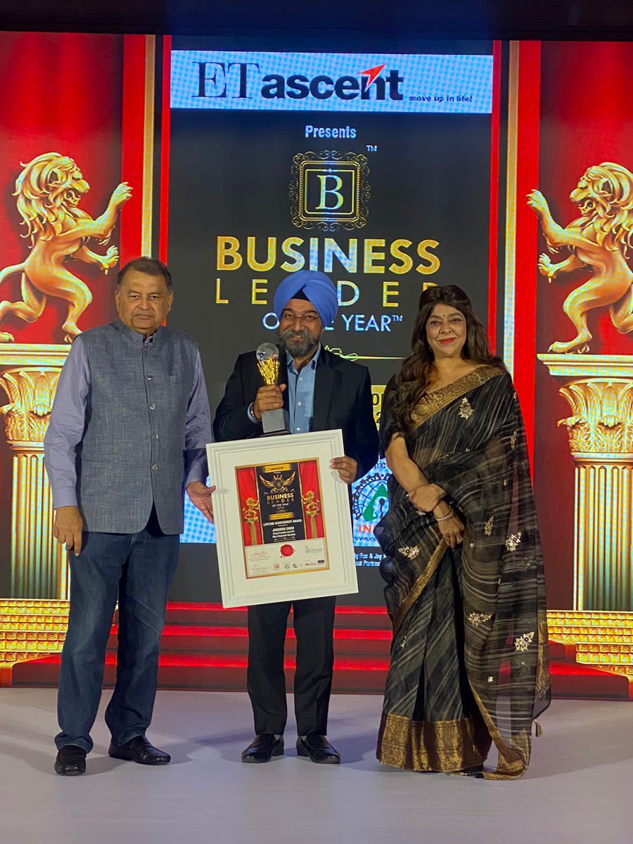 FelixAdvisory's tweet photo. Congratulations to Mr. Jogendra Singh on being bestowed with the Lifetime Achievement Award at the Annual Economic Times Ascent Awards! 
Your exceptional leadership and unwavering commitment to excellence inspire us all. 

#JogendraSingh #LifetimeAchievement #BusinessLeadership https://t.co/tYbKISs4lb