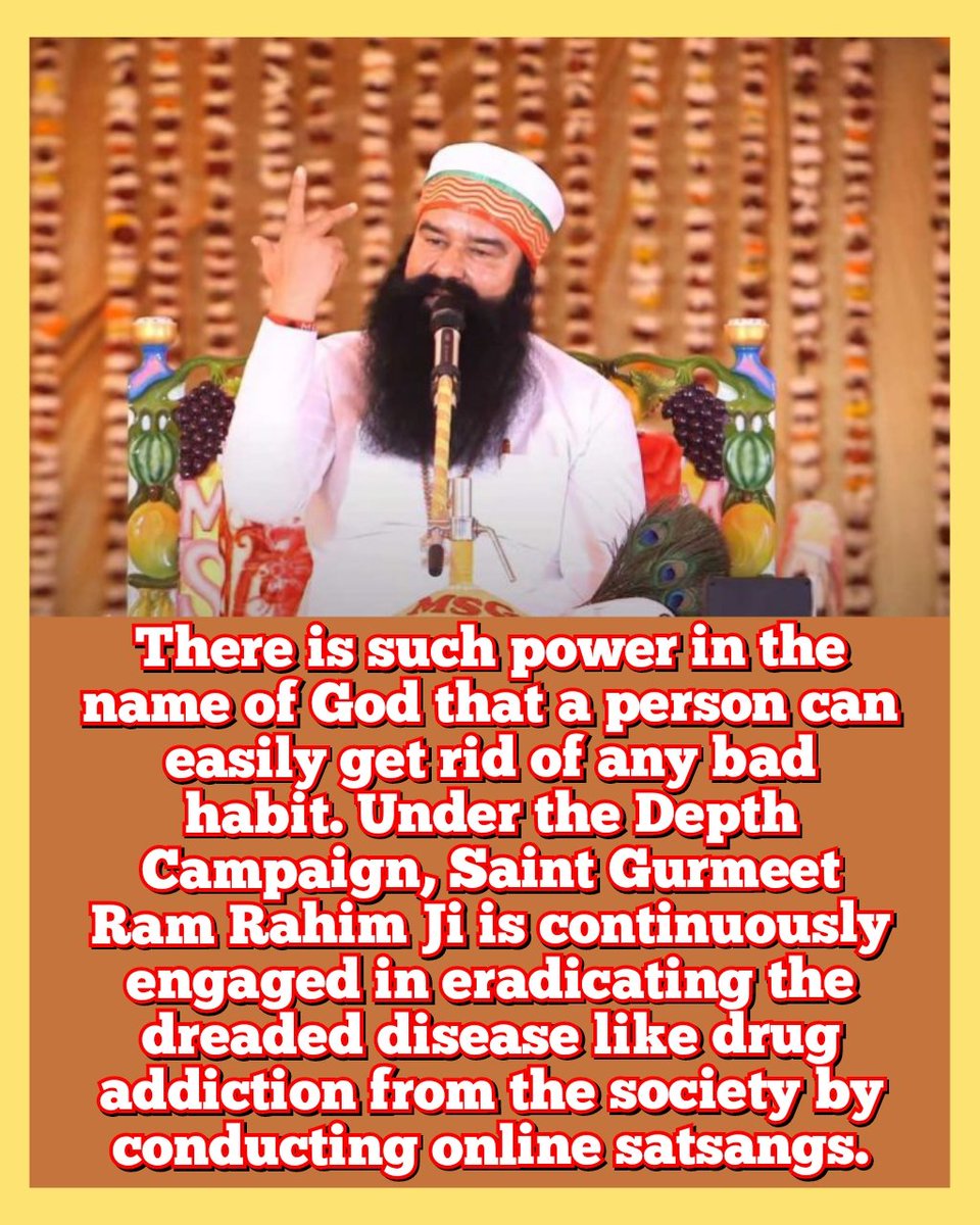 RajniBala_2's tweet photo. If u want live happy life,then avoid drugs in life, because our health is wealth.#StDrMsg
#DepthCompaign https://t.co/UjJtmiGnHn