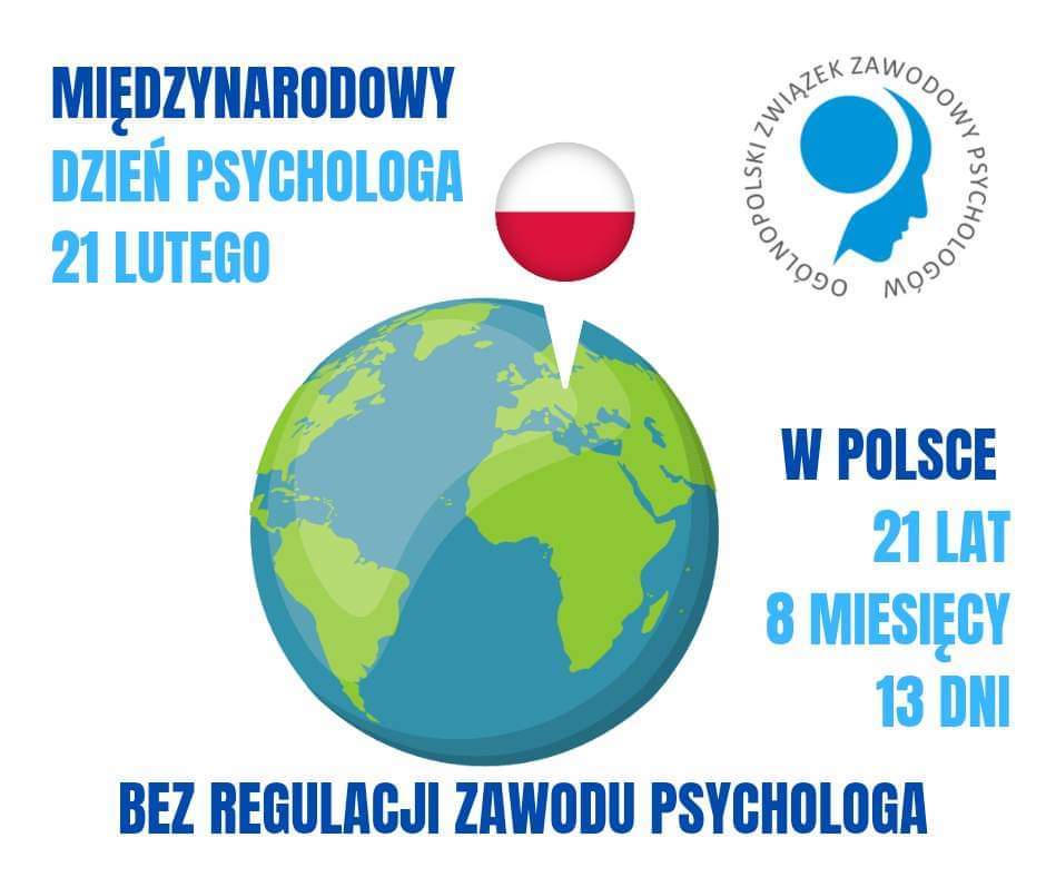 Mija prawie 500 dni od złożenia projektu ustawy o zawodzie psychologa i samorządzie zawodowym w <a href="/KancelariaSejmu/">Sejm RP🇵🇱</a> i okazuje się, że uporządkowanie rynku usług psychologicznych jest zbyt trudne⁉️ <a href="/prezydentpl/">Kancelaria Prezydenta RP</a> <a href="/PremierRP/">Kancelaria Premiera</a> <a href="/pisorgpl/">Prawo i Sprawiedliwość</a> <a href="/RyszardTerlecki/">Ryszard Terlecki</a> <a href="/MRiPS_GOV_PL/">_</a> <a href="/MEIN_GOV_PL/">Ministerstwo Edukacji i Nauki</a>