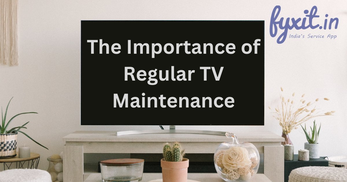 fyxitindia's tweet photo. Regular TV maintenance is important to keep your TV functioning properly and extend its lifespan.
https://t.co/iogMET6BWq
#fyxit #IndiasServiceApp #IndiaServiceApp #television #televsionmaintenance #tvmaintenance #maintenance #remedies https://t.co/0XT03vgDlH