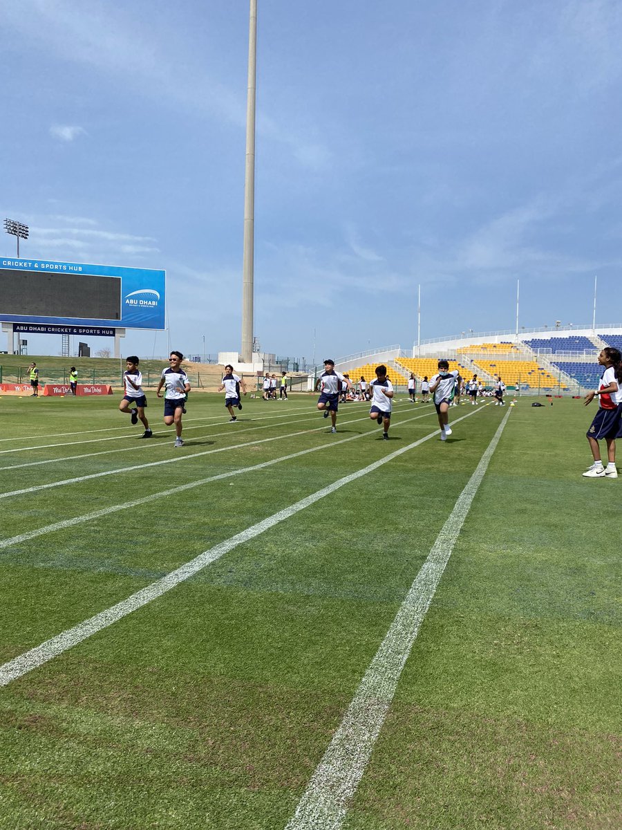 ASmithRAD's tweet photo. What an amazing sports day @ZayedCktStdium for Years 3 - 6. A huge thank you to our amazing PE team @ReptonADJrSport @ReptonADSport for organising. It was great to have so many parents turn up to support as well. We will sleep well tonight! https://t.co/tF0gCXNhPW