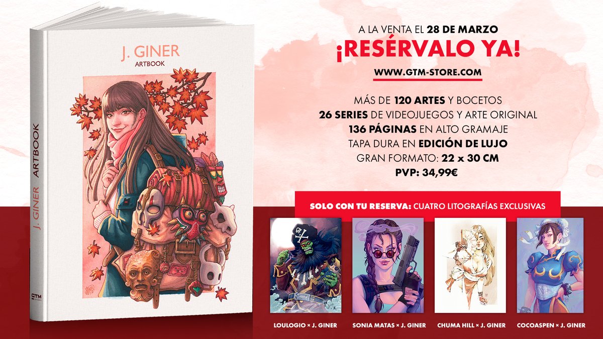 Jennestudios's tweet image. Después de un año y medio.
De mucho esfuerzo y trabajo...Aquí está.

✨MI PRIMER LIBRO DE ARTE OFICIAL✨

Un libro PRECIOSO que es todo lo que podría soñar gracias a los chicos de @GamesTribune ,para vosotros y para mí🥹💖

LINK PARA LA PREORDER🔥 gtm-store.com/product/artboo…