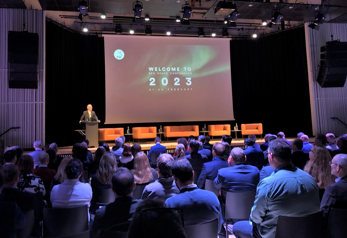 SSCspace's tweet image. Here we go. After three years we are finally here again, in Kiruna together with our customers and partners. The third #SSCspaceConference will feature panel discussions, market trends, a tour of Esrange Space Center and much more 🚀
#SpaceConference #SSCspaceConference2023