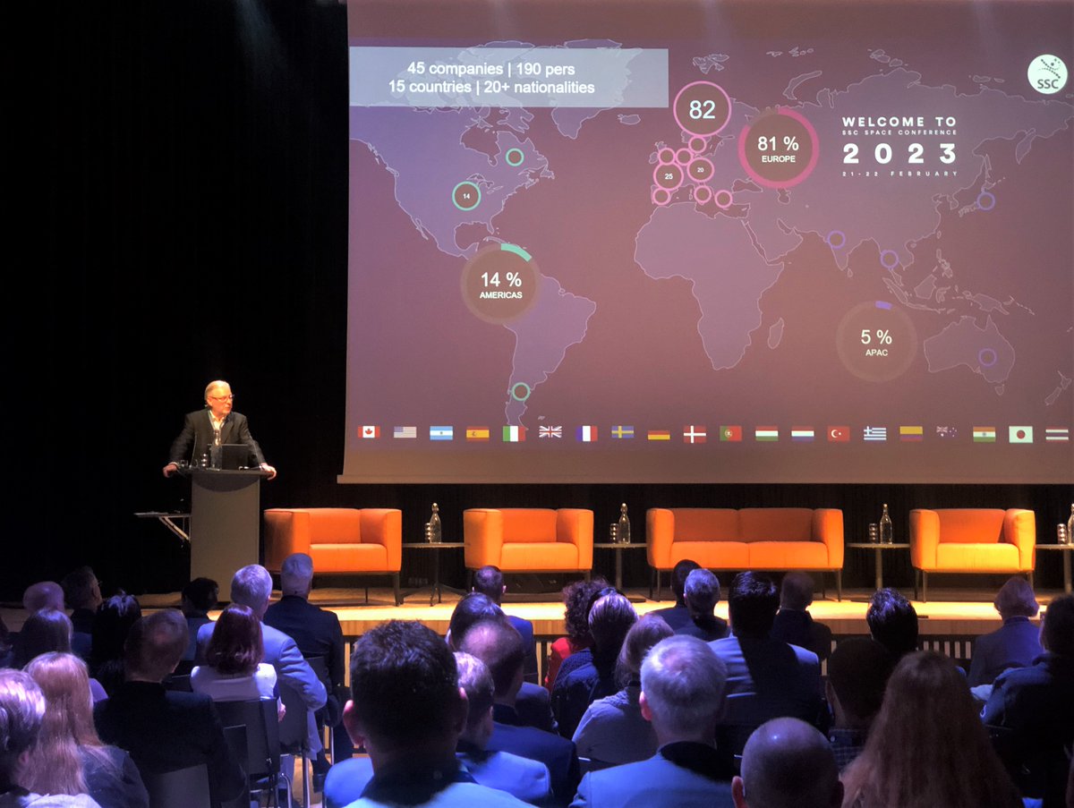 SSCspace's tweet image. Here we go. After three years we are finally here again, in Kiruna together with our customers and partners. The third #SSCspaceConference will feature panel discussions, market trends, a tour of Esrange Space Center and much more 🚀
#SpaceConference #SSCspaceConference2023