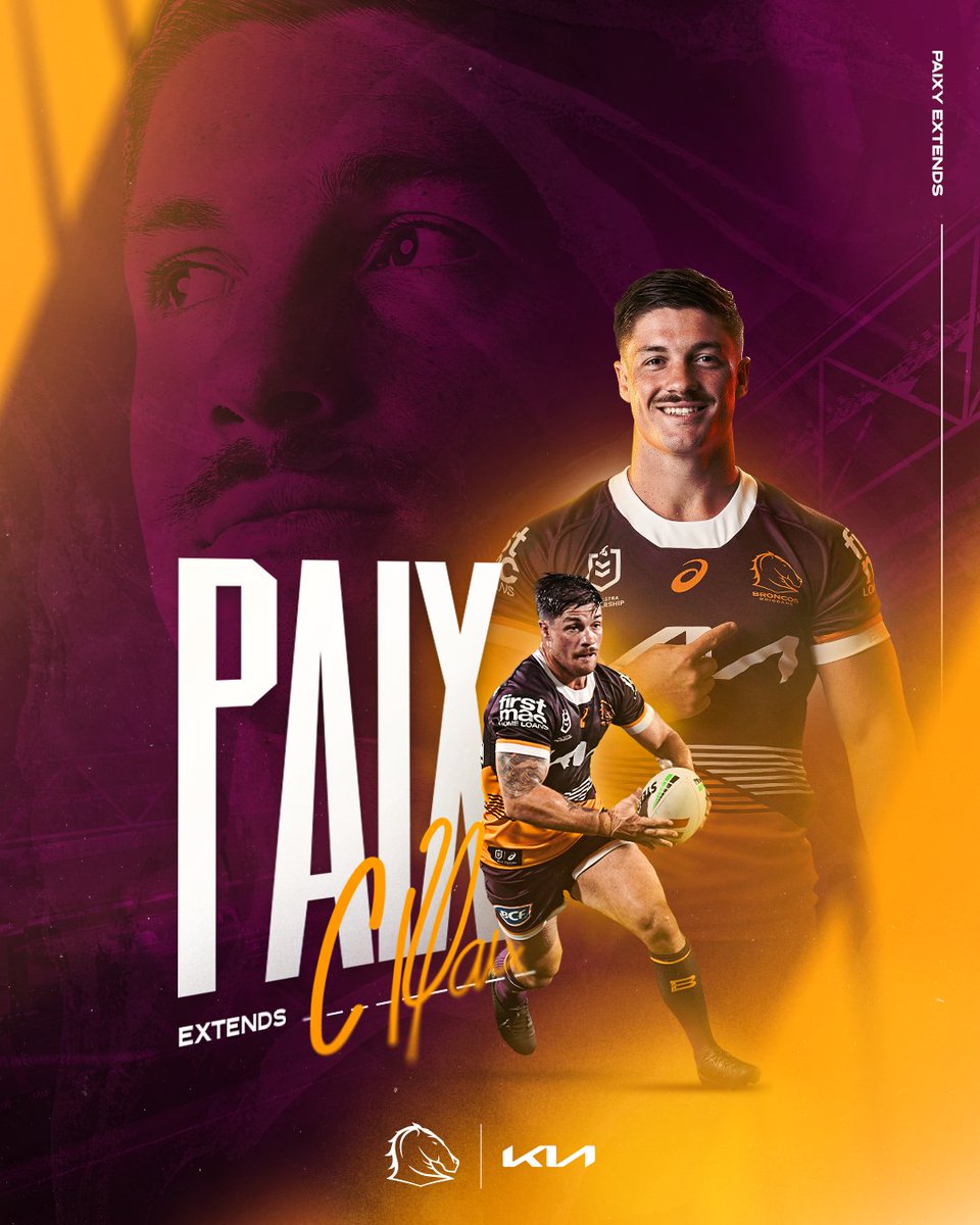 brisbanebroncos's tweet photo. Paixy has committed to Brisbane for another two years 🤩

Details 📲 https://t.co/lldCSdCvnE https://t.co/TGC4GkSJqr