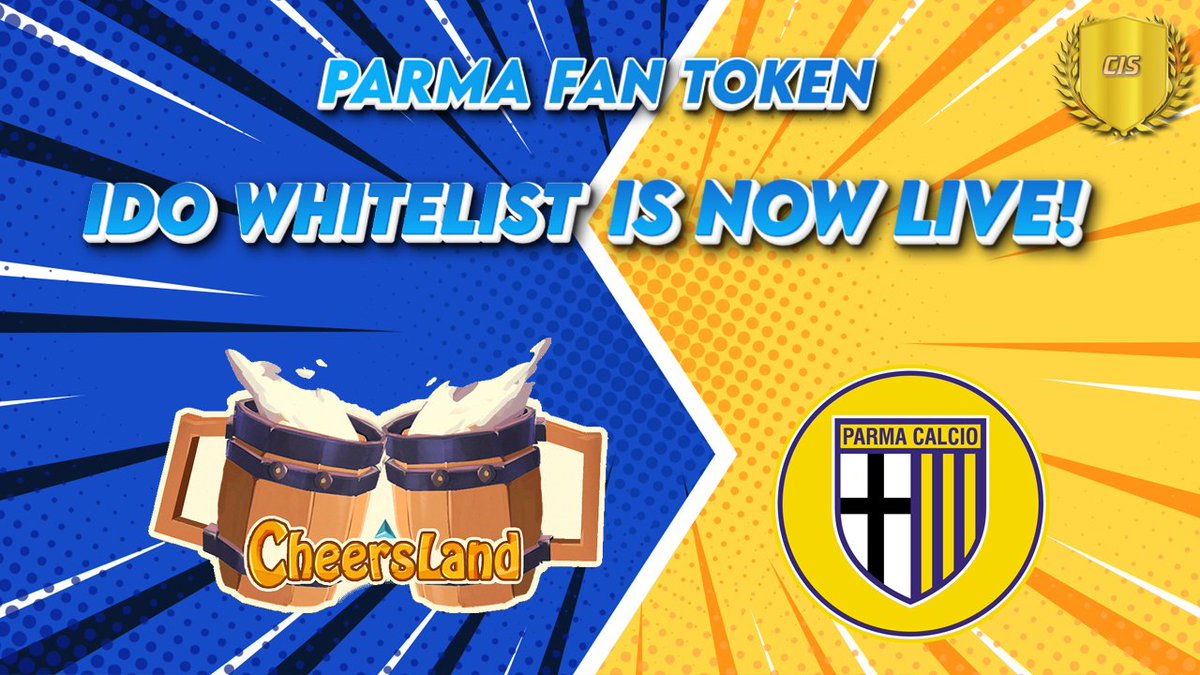 WhitelistIDOs (@whitelistidos) on Twitter photo Parma Fan Token IDO Whitelist is now Live on <a href="/cheers_land/">CheersLand | #RWA #DePIN</a>
Read more details about @unitos_io IDO whitelist:
whitelistidos.com/parma-fan-toke…
#IDO #whitelist #BNB #bsc #nft #gamefi #IGO #Airdrop Parma Fan Token IDO Whitelist is now Live on <a href="/cheers_land/">CheersLand | #RWA #DePIN</a>
Read more details about @unitos_io IDO whitelist:
whitelistidos.com/parma-fan-toke…
#IDO #whitelist #BNB #bsc #nft #gamefi #IGO #Airdrop