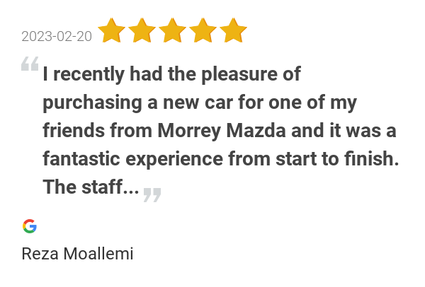 MorreyAutoGroup's tweet photo. New 5.0-star Review: "I recently had the pleasure of purchasing a new car for one of my friends from Morrey... https://t.co/XSRPoHZAfL