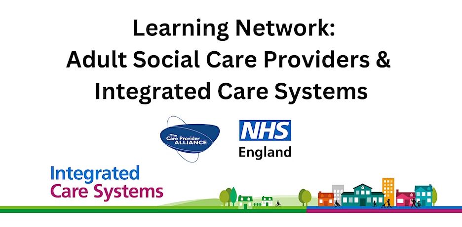 Creating the clearest picture - data sharing across ICSs | Wednesday 22nd March 2023 | 2pm - 3.30pm

Join the Care Provider Alliance @CPA_SocialCare and @NHSEngland for their latest Learning Summit. Book here 👉 conta.cc/3lCApRk 👈

#AdultSocialCare #IntegratedCareSystems