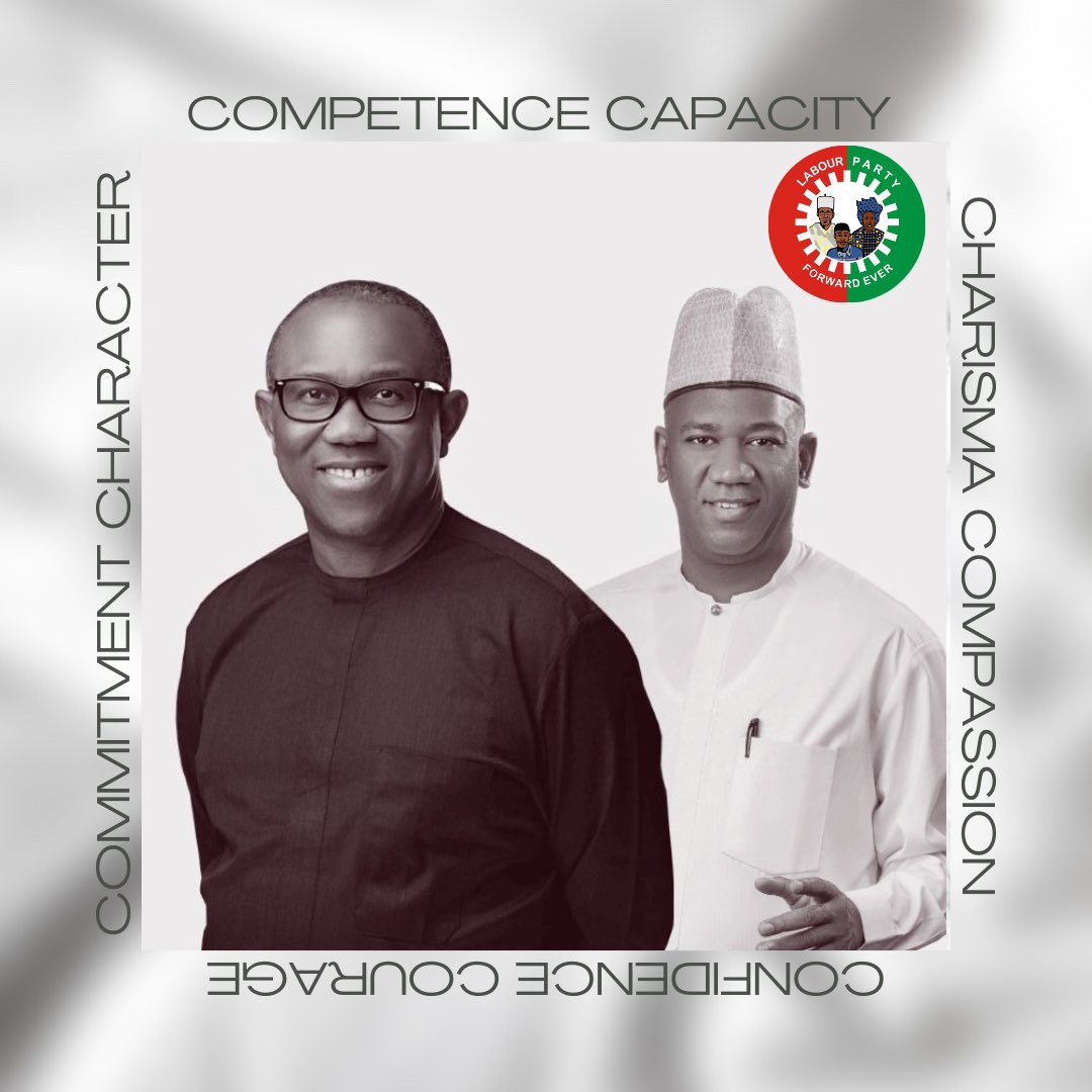 SheikhAnalo's tweet photo. Peter Obi and Baba Yusuf Ahmed-Datti represents Nigeria’s #BestChoice in this coming election on the 25th.
And come the 25th, we are all voting for the Labour Party (LP) because we are done with #PDAPCFailures https://t.co/KmLmoiFtIi