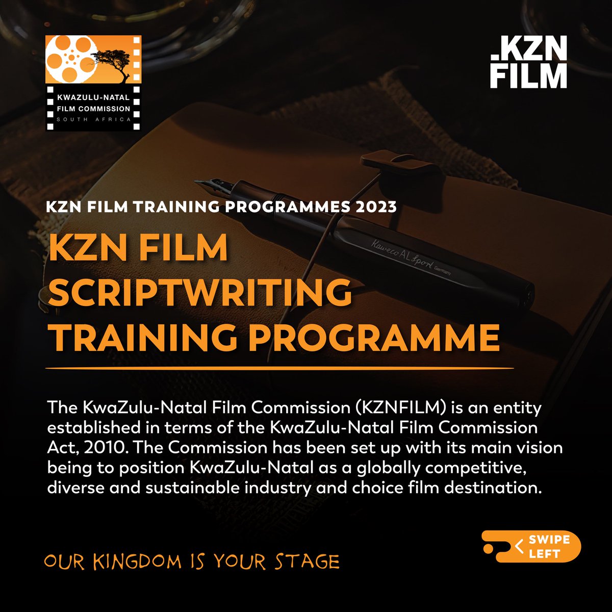FilmInKZN's tweet image. Please be reminded to Apply for Scriptwriting Training Programme before the closing date: 24 February 2023.
#KZNFilm
#Scriptwriting
#TrainingProgramme