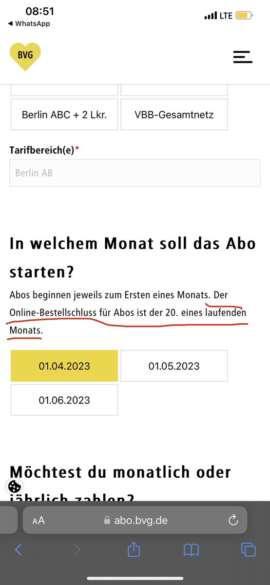kollekind's tweet photo. @BVG_Kampagne Wird das Ticket geschnitzt und benötigt deswegen 10 Tage Vorlaufzeit? Warum nicht online bestellen und direkt nutzen können? #29euroTicket https://t.co/H53igRXoaj