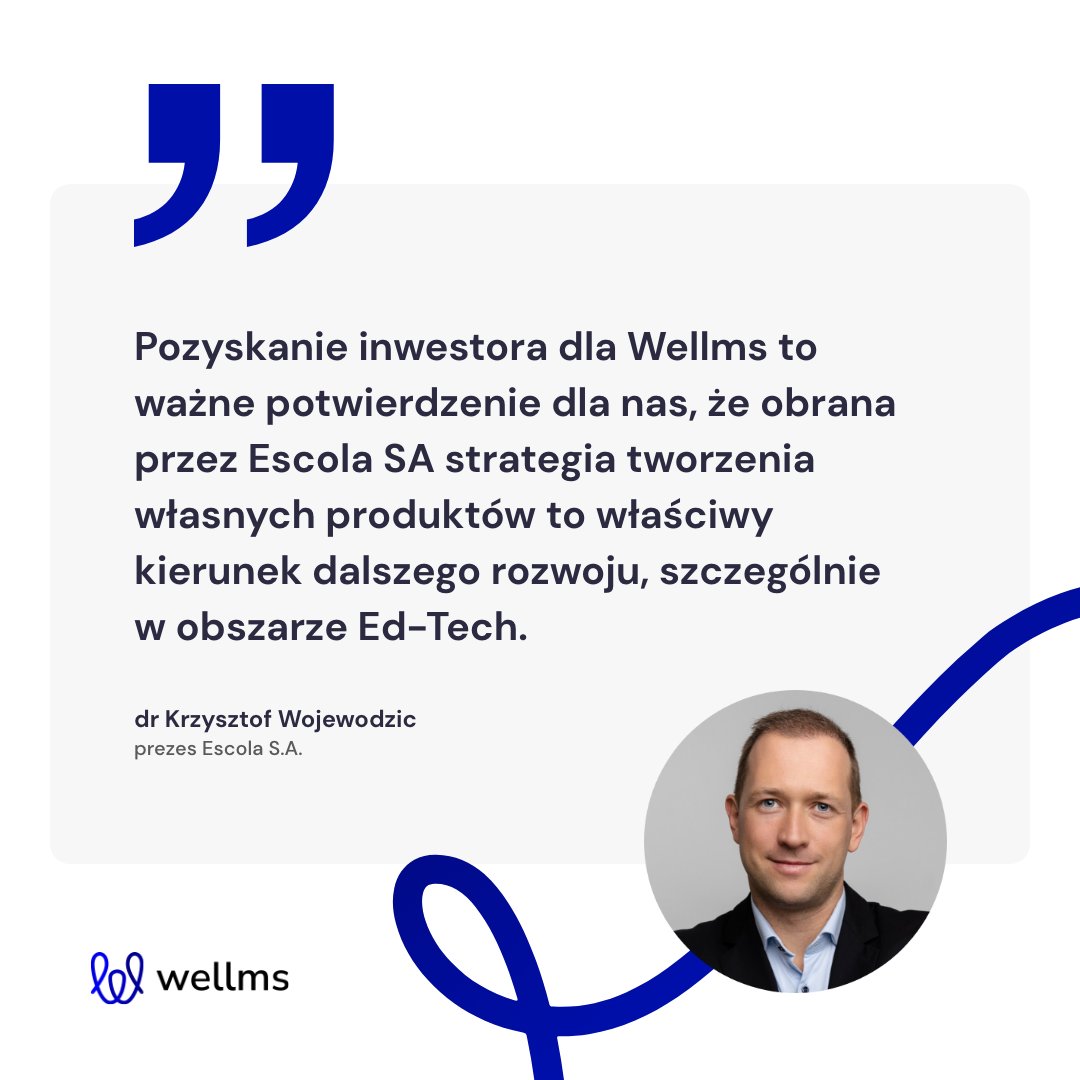 EscolaPL's tweet photo. Mamy to! 💪Pozyskaliśmy 1 mln zł dofinansowania na rozwój naszej autorskiej platformy e-learningowej #Wellms! https://t.co/dlrFU2tBEA
👉 Pisze o tym dzisiaj @bartodziejm w @puls_biznesu - https://t.co/BI80fzGSPG
#elearning #PulsBiznesu #venture #AI #edu https://t.co/sGzrJiIqqh