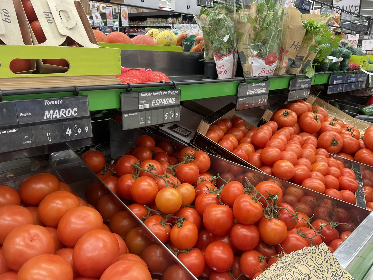 Here we go - the “bad weather” excuse / no mention of brexit . Funny how France can still source from spain / Morocco