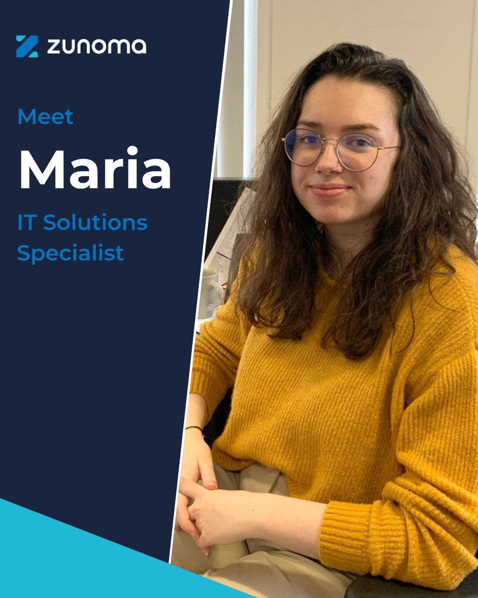 ZunomaPrint's tweet image. Introducing Maria  👋 
 
Maria joined the Zunoma team as our latest IT Solutions Specialist and we can&apos;t imagine how we coped before her! 🙌 
 
 #Zunoma #SecurityPrinting