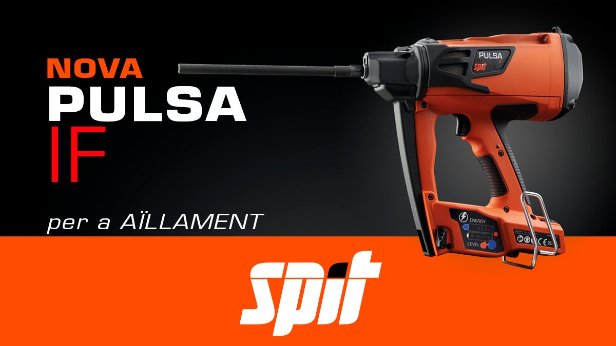 👍Nova PULSA IF Més lleugera i compacta
👇👇👇👇👇👇
youtu.be/fXY6-WUiUzA

Per a professionals d'aïllament
8 vegades més ràpida que el trepant

l'App i-PULSA
👉 IOS:  qrview.net/comparativa_sp…
👉 Android: qrview.net/comparativa_sp…

#NeverStopBuilding #Spit #itwconstructioniberia