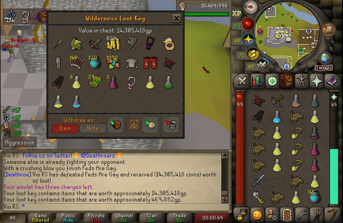 DeathrowRS's tweet photo. FOR MONTHS WE'VE FORCED EVERY CLAN IN THE EST TIMEZONE INTO MERGED CLAN CHATS- YET THEY STILL CAN'T COMPETE! #KINGSOFEST
FULL TOPIC: https://t.co/vPpulfqVw4 https://t.co/VmHps7Qu2m