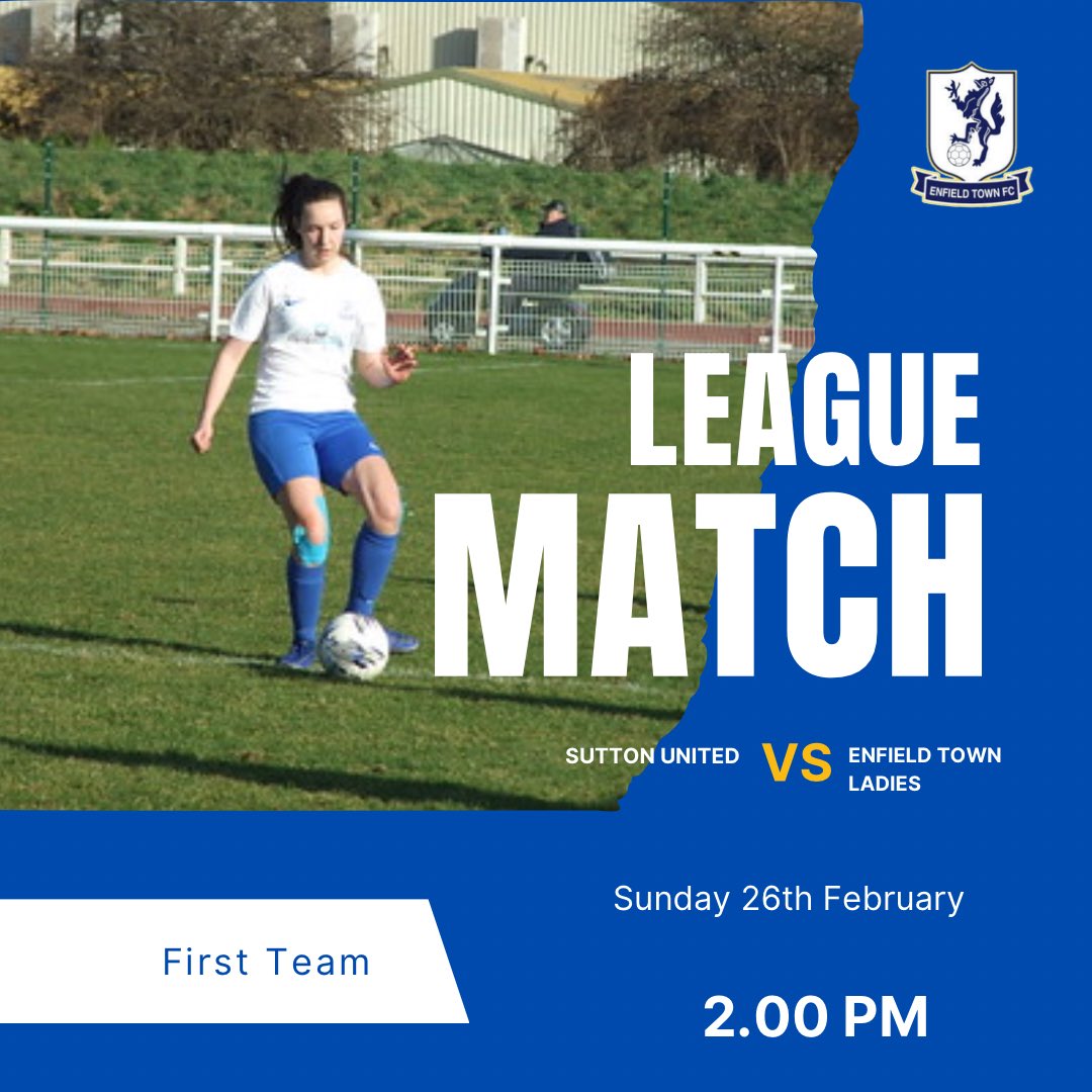 First Team Fixture

This Sunday our first team will travel to <a href="/SuttonUtdWomen/">Sutton United Women F.C.</a> for league action.

🗓26/2/23

First Team 🆚 Sutton United Women (A)
@LSEWomensFl 

🕑2.00pm

📍CommunityStadium, SM1 2EY

<a href="/LondonEnergyLtd/">LondonEnergy</a>