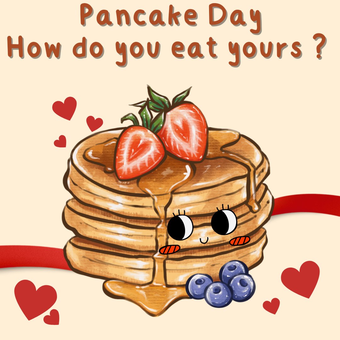 Spoilt_Kitty_'s tweet photo. Morning gang 😘

It's Pancake Day 🥞😋

How do you eat yours? 

Are you traditional lemon &amp; sugar or syrup, chocolate spread ? Something weird...let's us know 

#pancakeday #ShroveTuesday #howdoyoueatyours #stackemhigh #feedmeseymour https://t.co/S1TnChOzFS
