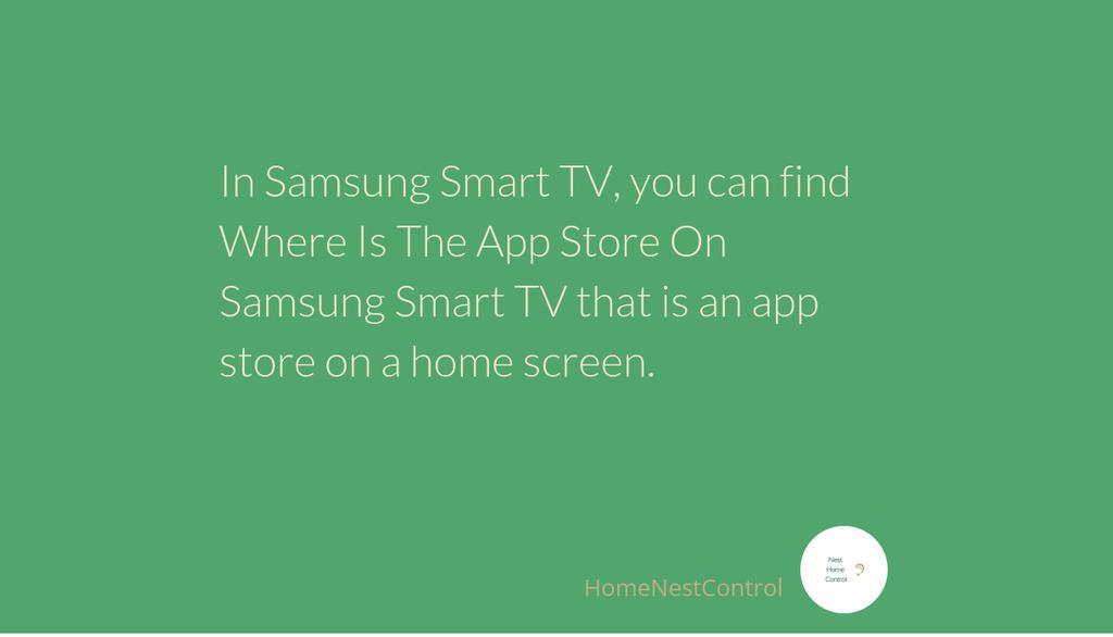 NestHomeControl's tweet image. A smart hub is a web search application that allows users to find and download mobile android applications on their Smart TV.

Read the full article: Where Is The App Store On Samsung Smart TV?
▸ lttr.ai/8aTU

#SamsungSmartTv #AppStore #StepByStepInstructions