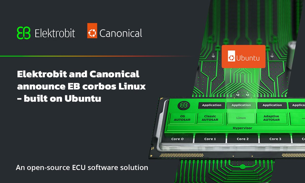 💡 Our collaboration with Canonical presents an industry-first opportunity to bridge the software gap between evolving open-source operating systems and requirements of #softwaredefinedvehicles! Bridge the gap now: ow.ly/96XU50MXEJO #opensource #automotive