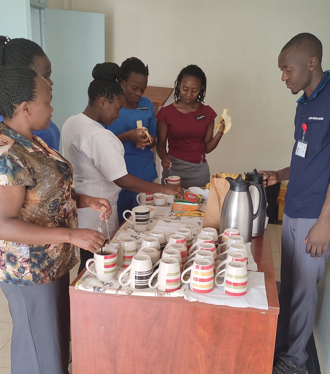 Educationalists will know about Maslow's hierarchy of needs - people can not learn without their physiological needs being satisfied.  The guesthouse team got us off to a good start this morning!