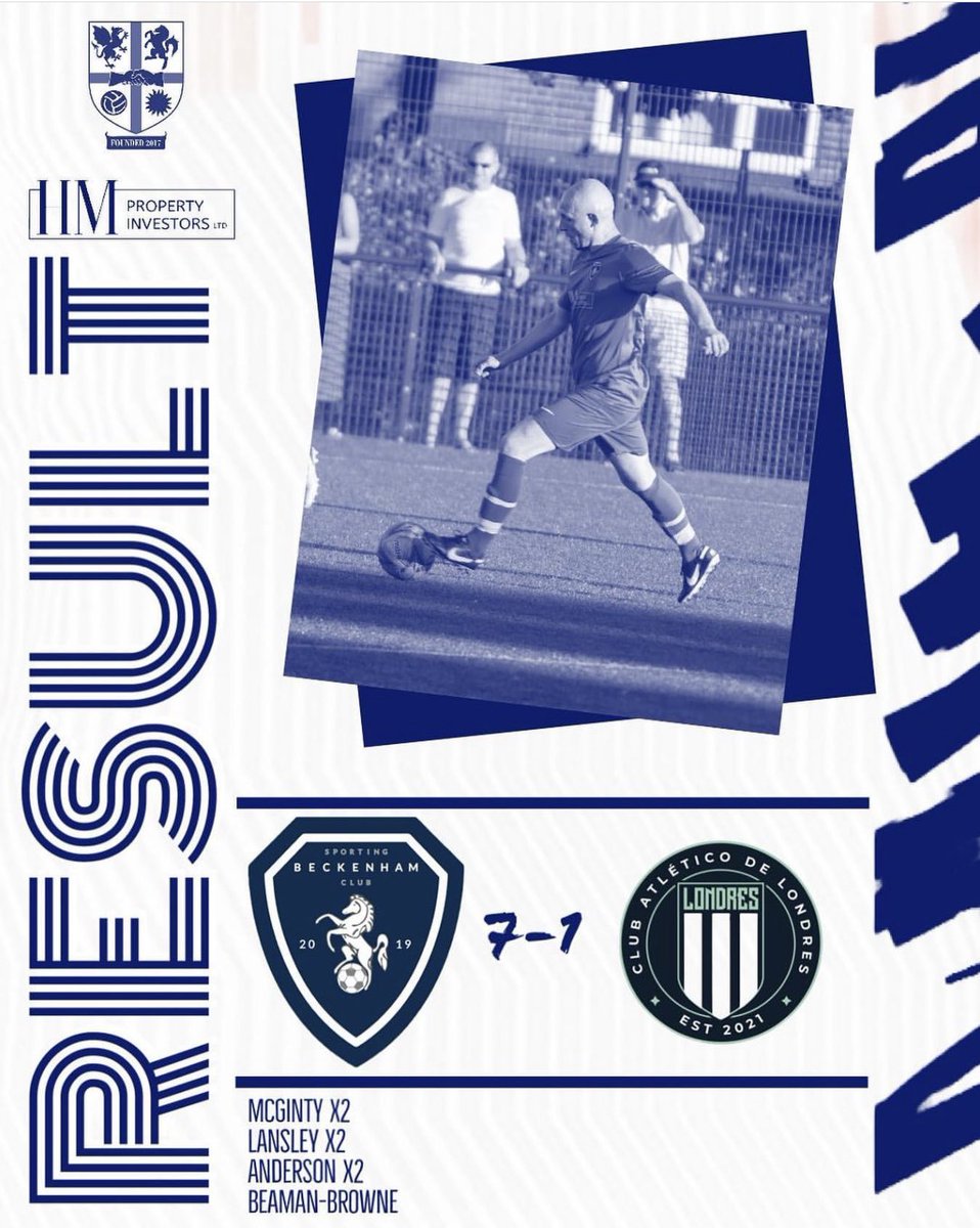 sportclubbeck's tweet image. RESULT: A quarter final win in the EJC cup 🏆 some fantastic goals scored in a big 7-1 scoreline Vs @londresatletico who scored very late on to deny us a clean sheet❗️3x semi finals to play…🙏 @BASLFL