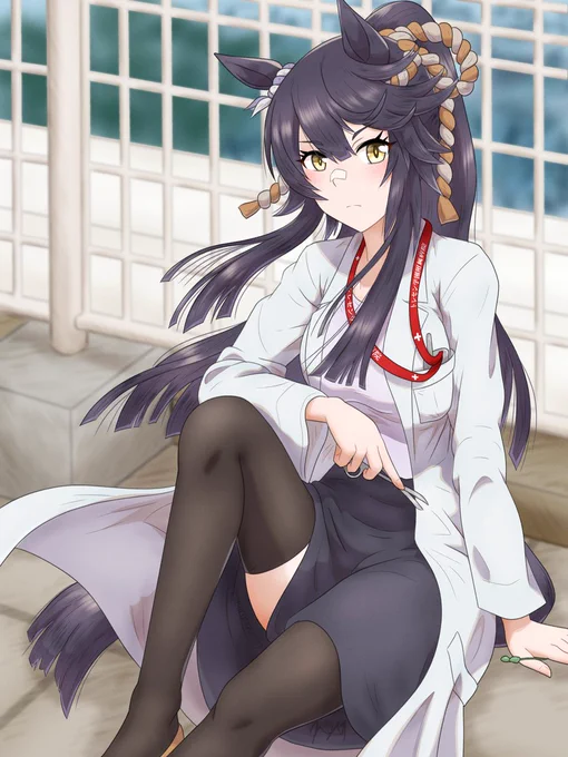 #太ももは太いから太ももっていうんだよトレセン学園附属病院のお二人 