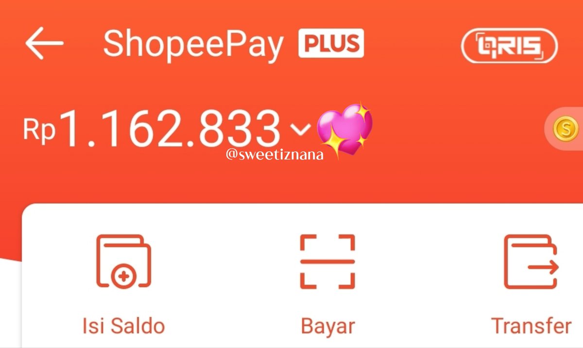 sweetiznana's tweet photo. GIVEAWAY SALDO SHOPEEPAY
for 1 winners 🏆

•  rt like tweet ini
•  rt like yang di pinned ku
•  rep apa ajaa meme juga boleh

end tba #zonauang️ https://t.co/Z5Y3BVRAyg