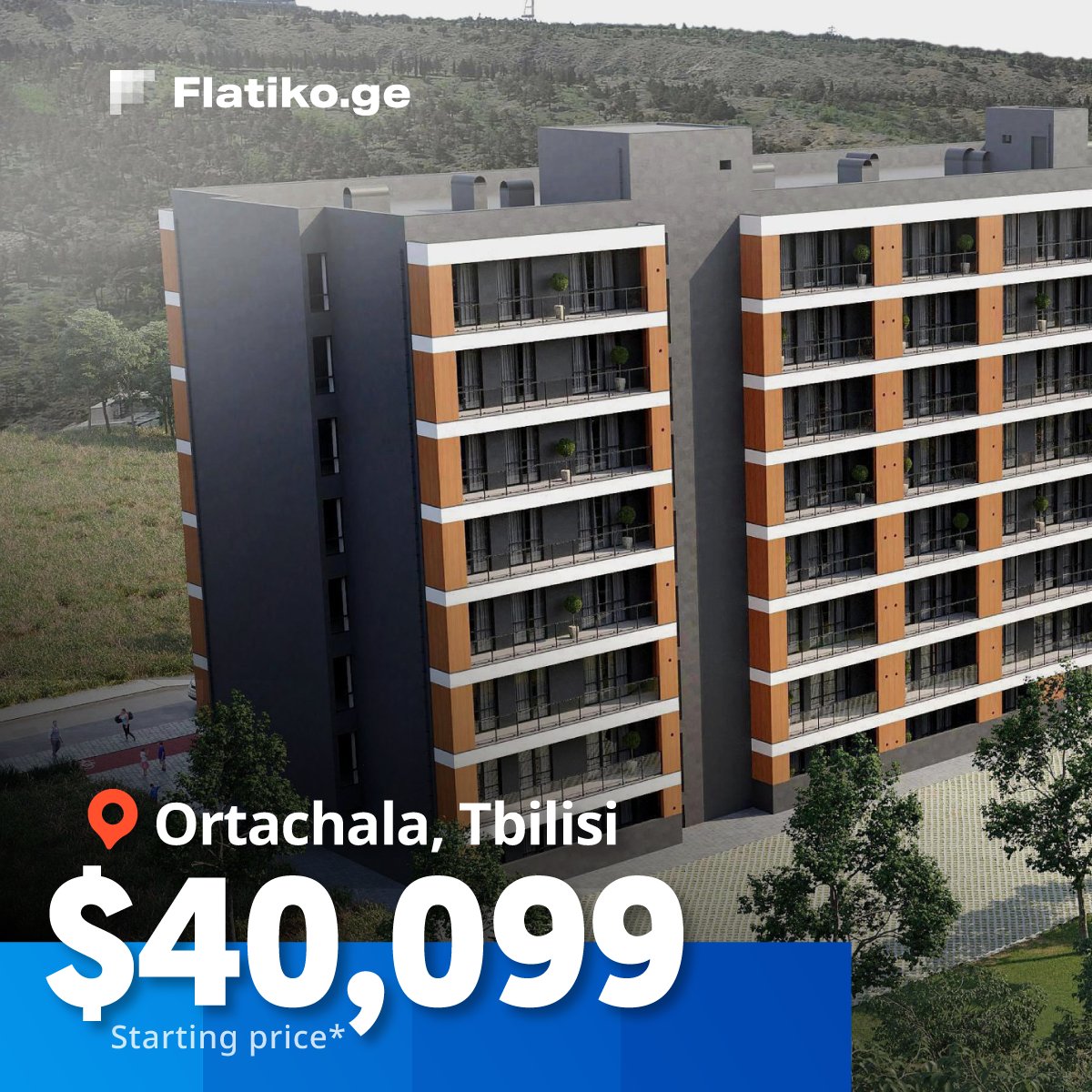 Real Estate in 🇬🇪 on Twitter "🏢1Bedroom 46.9 m² — Monolith Green City Sector I