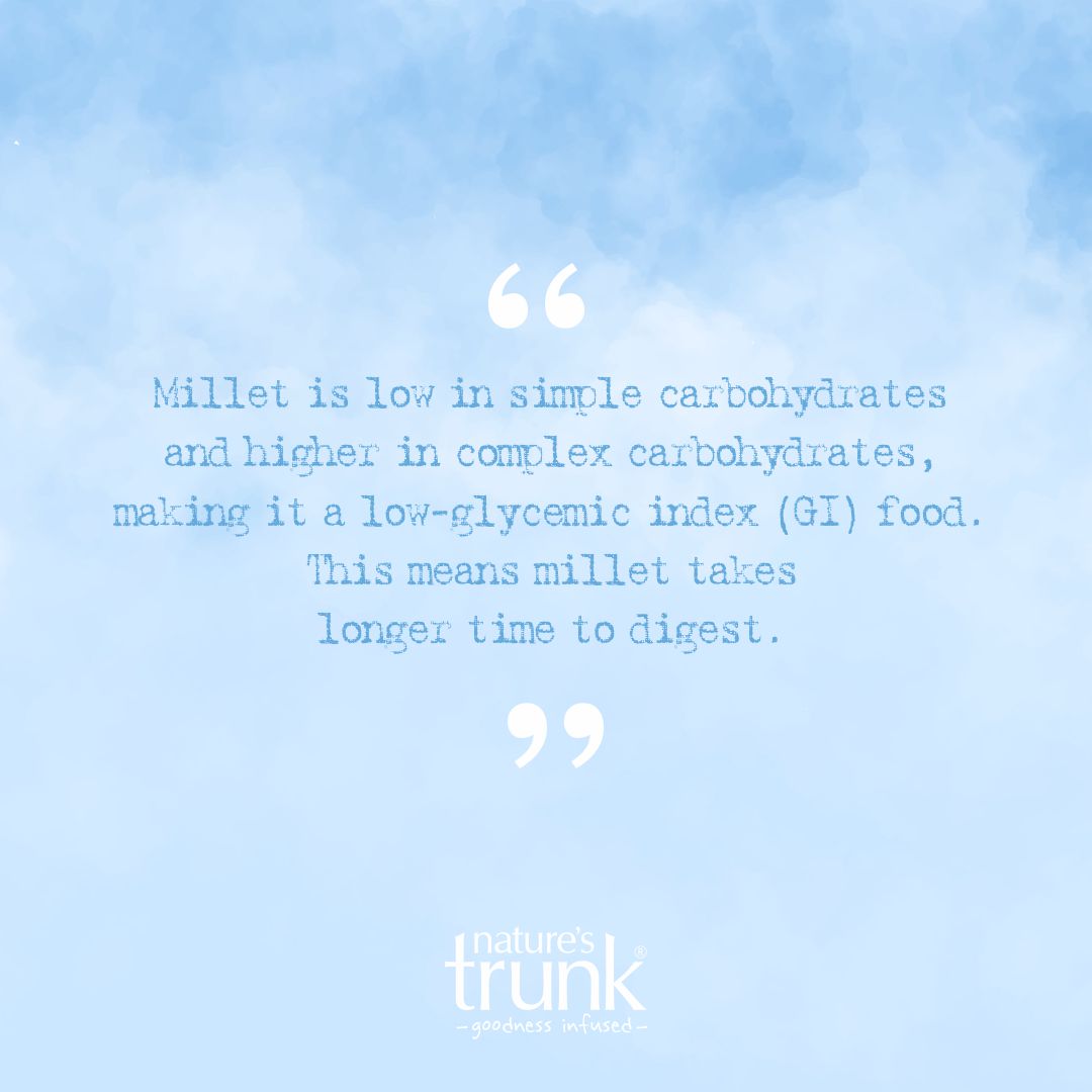 Natures_Trunk's tweet image. #millets #carbohydrates #glycemicindex #digestion  #healthyfood #HealthyLiving #glutenfree #healthyeating #organic #Vegan #naturestrunk #modisarkarbudget2023