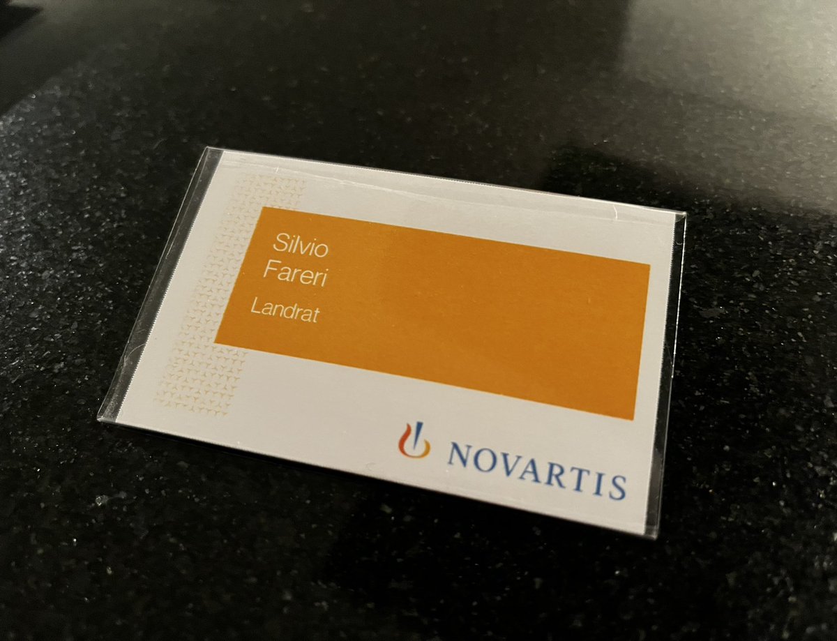Erster Anlass als (des.) Landrat 😊

Eröffnung der neuen RNA-Produktionsstätte der @Novartis_CH in Schweizerhalle (BL), rund CHF 70 Mio. Investition in unseren Wirtschaftsstandort - bravo! 💪

@svp_bl @SaskiaSchenker @FDP_BL @DieMitte_BL 

srf.ch/news/schweiz/n…