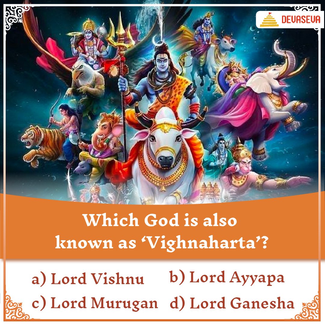 Devasevaonline's tweet photo. Comment the right answer ✨
#devaseva #comment #like #Quiz #twitter #share https://t.co/i8MhhwSzy0